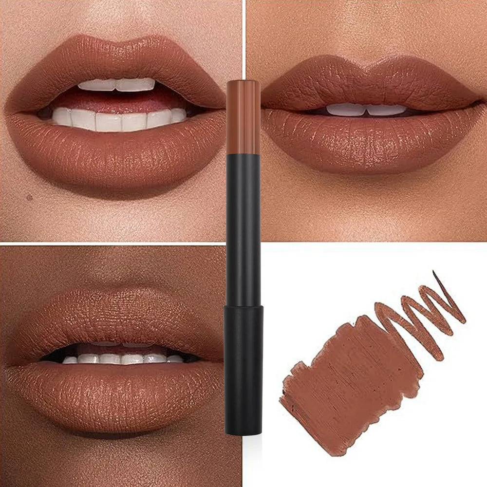 Custom Logo Matte Lipstick Pen 9colors Makeup High Pigment Organic Private Label Cosmetics Lip Liner Stick