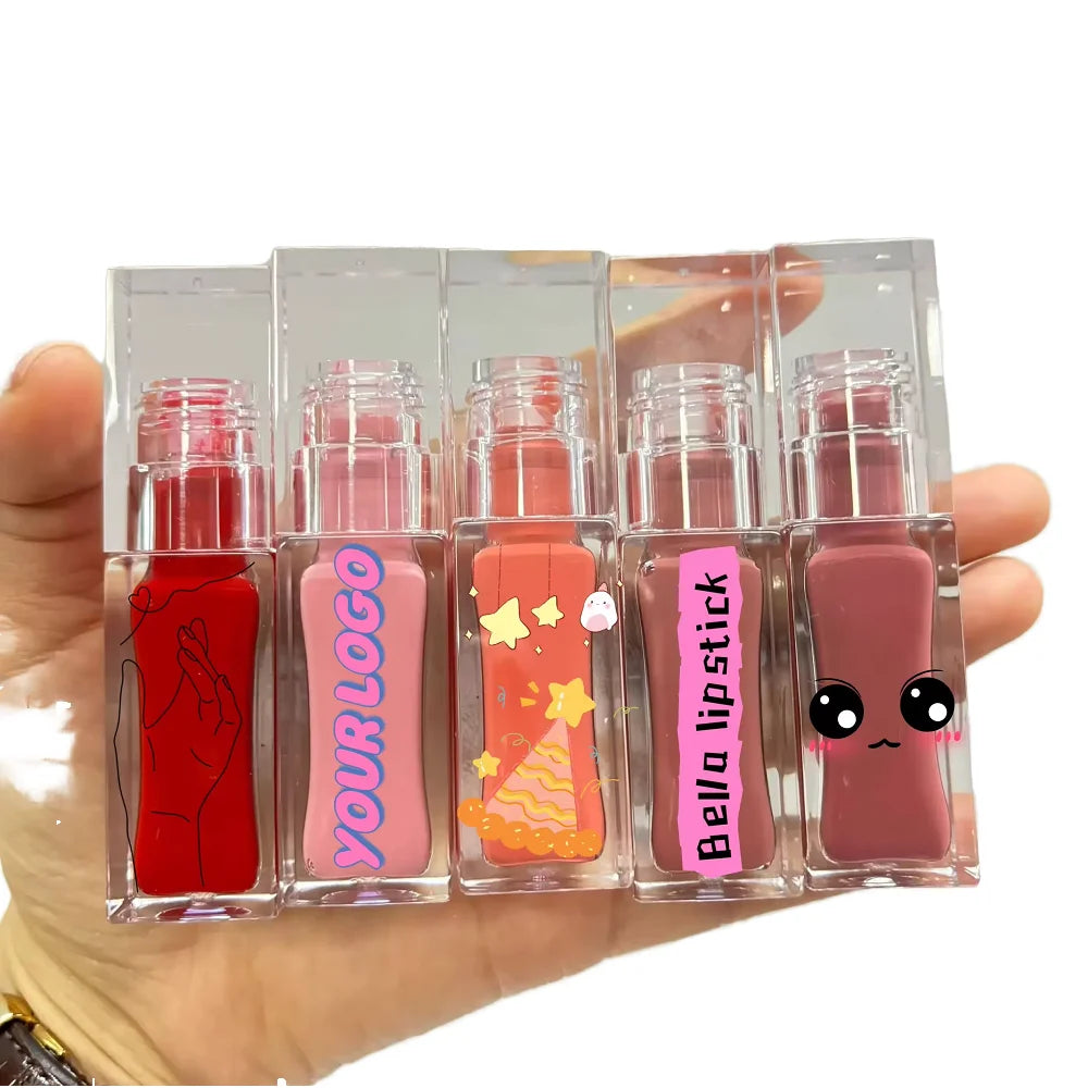 Custom PH Color Changing Lip Oil Tint Moist Vegan Plumping Hyaluronic Acid Collagen Nourishing Private Label Lip Oil