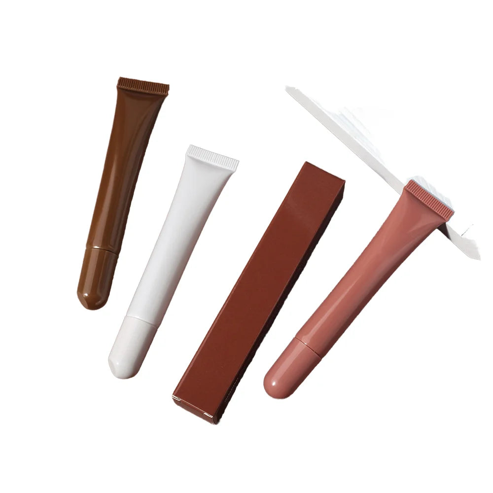Custom Private Label Peptide Lip Butter Lip Gloss Vegan Lip Oil Cruelty Free Moisturizing Plumping LipOil Tint Glow Balm