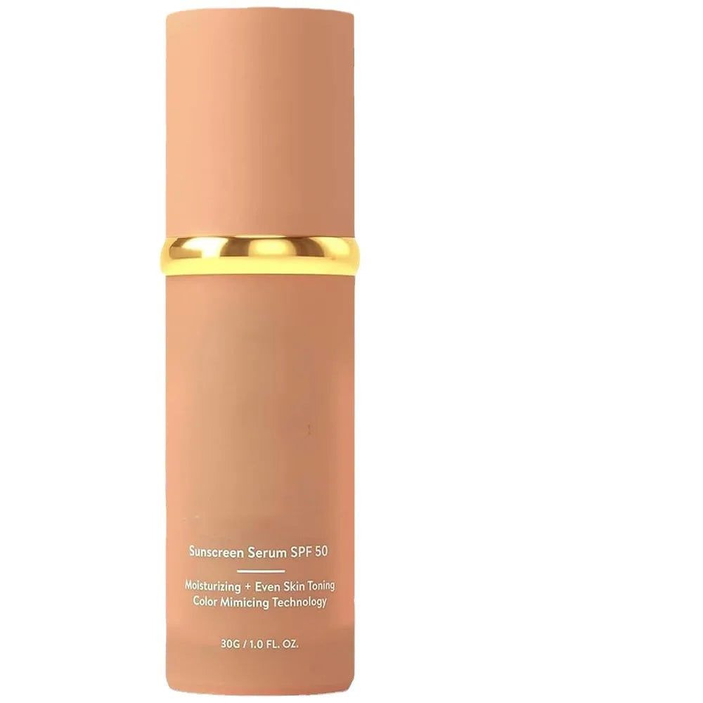 Custom logo Color Changing Foundation Sunscreen SPF 50 30ml Hydrating Face Makeup White and Nude Color Change Liquid Foundation