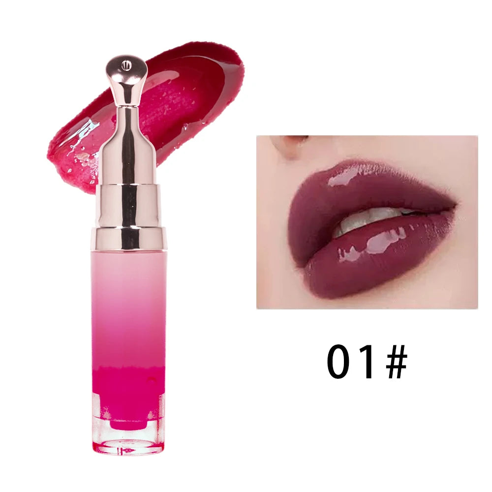 Customize Moisturizing Lip Gloss Hydrating Lip Butter Balm Peptide Lip Plump Oil Vegan Lip Glaze Lip Protector Lip Oil