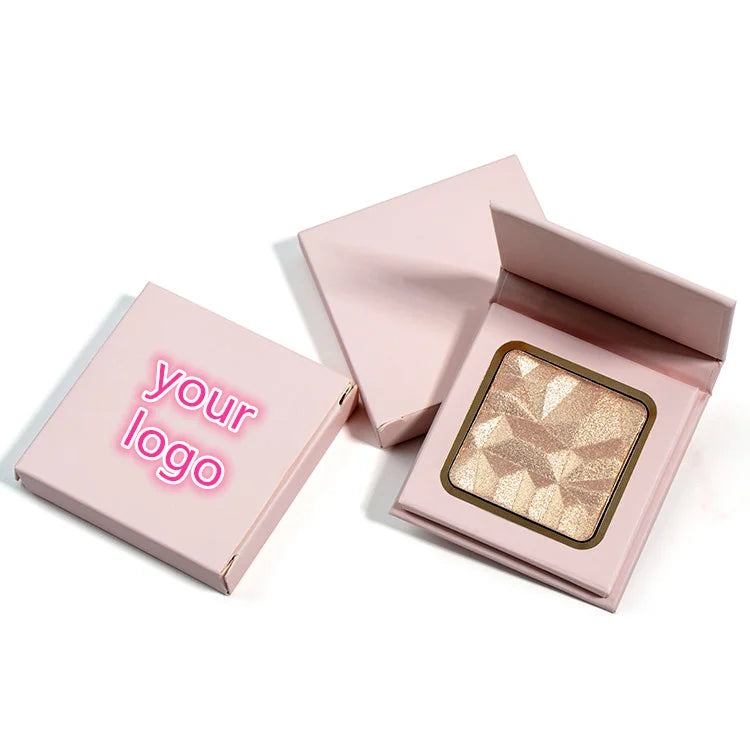Customized DIY Single Highlighter Palette Face Powder Blush Contour Highlighter Makeup