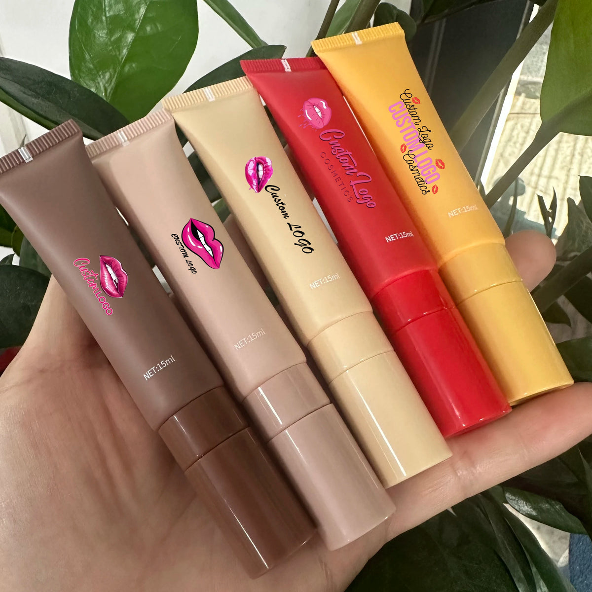 Customized Logo Lip Butter Moisturizing Gloss Lip Balm Fruit Flavor Oil Vegan Makeup Private Label Liquid Lip Balm Butter