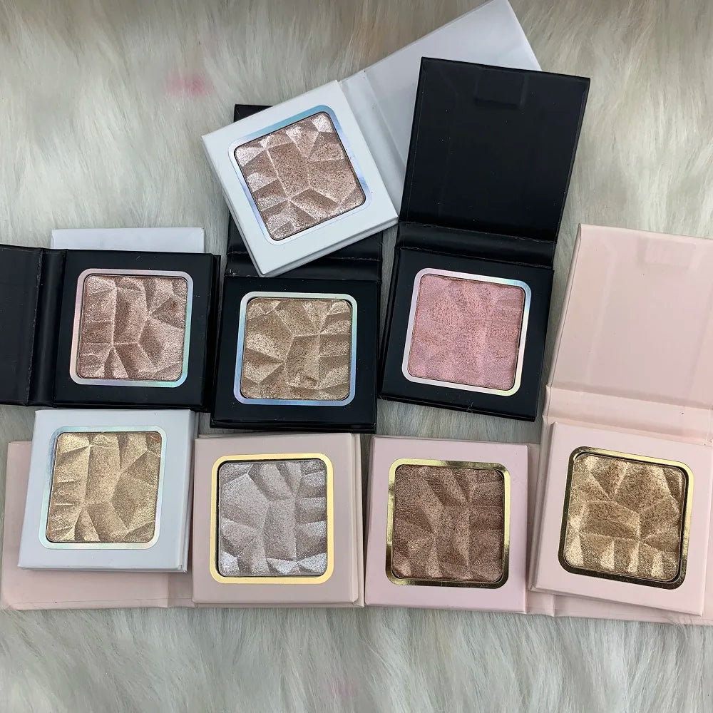 Face Brightening Nose Shadow Highlighter Makeup Highlighter Powder Palette Makeup Glow Shimmer Highlight Contour Bronzer