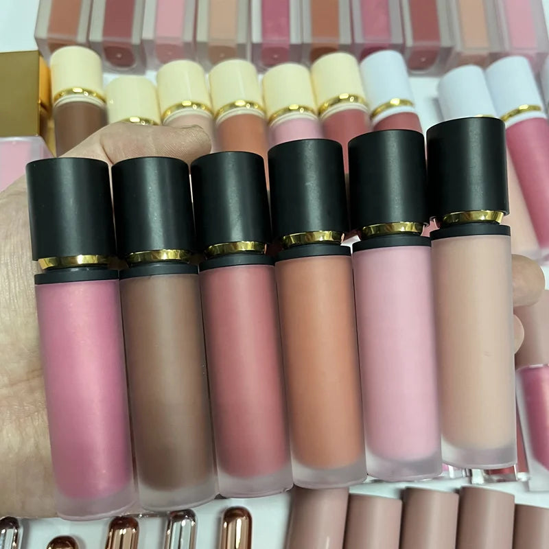 Factory Lipgloss Vendor Private Label Lip Gloss Vendor Make Your Own Lip Gloss with Custom Lip Gloss Tubes Glitter LipGloss