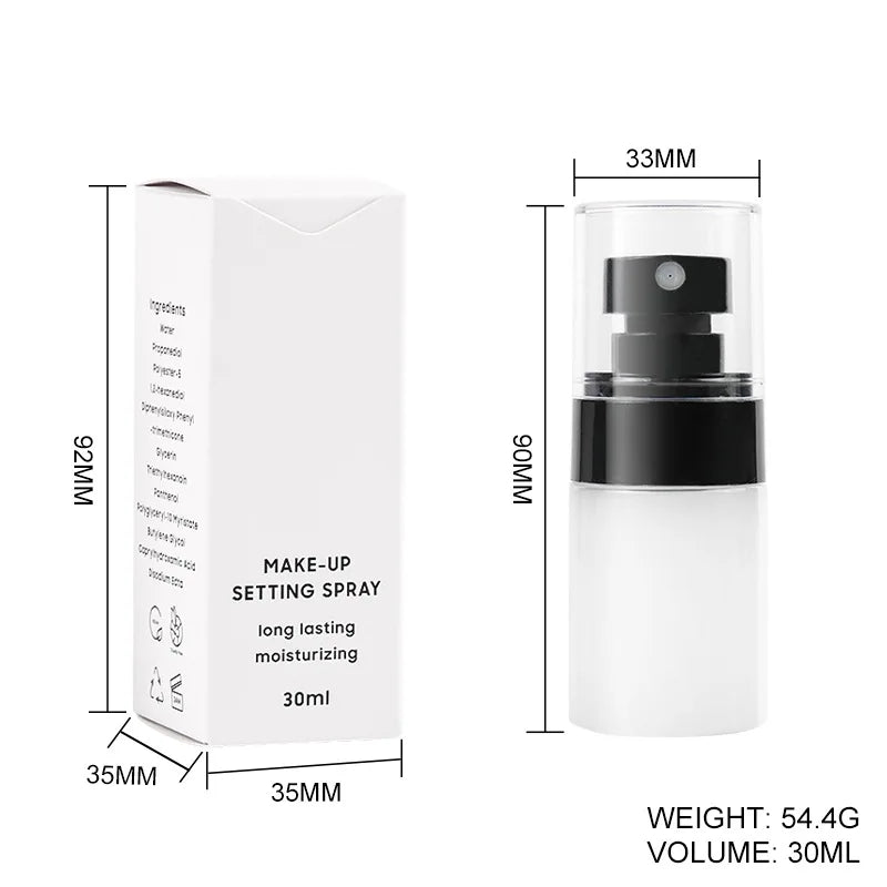 professional 30ml natural oil control long lasting moristuring makeup setting spray