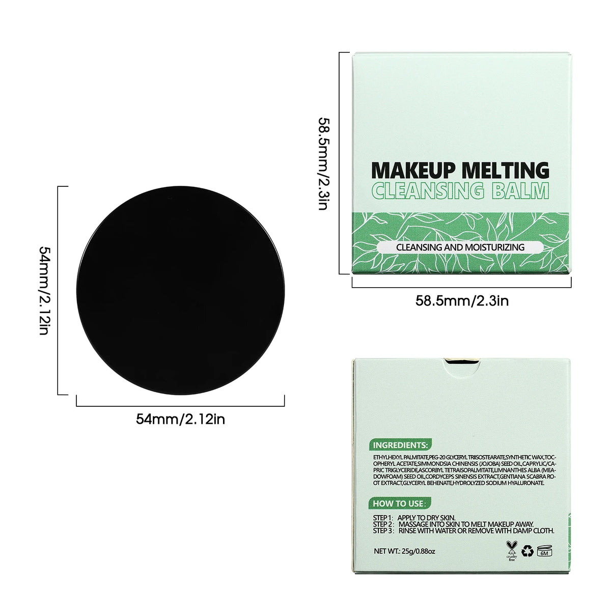 makeup remover balm deeply cleansing facial vegan gentle organic lip eye makeup removing balm