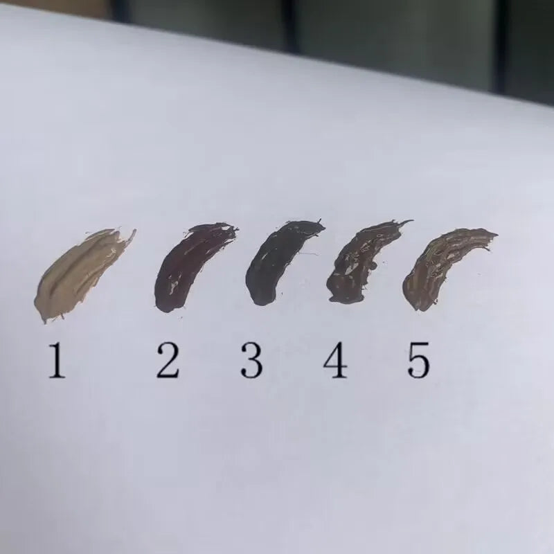 long lasting 5 colors liquid eye lash brow tint eyebrow tinted gel waterproof dark brown eyebrow tint