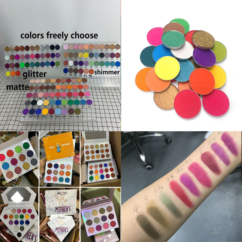 25 colors mineral eyeshadow palette