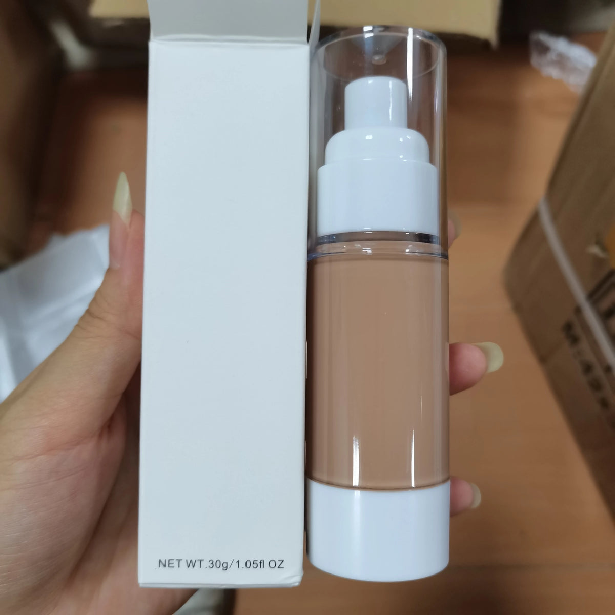 professional vegan 41 colors mineral foundation with concealer and moisturizer waterproof and sweatproof low moq