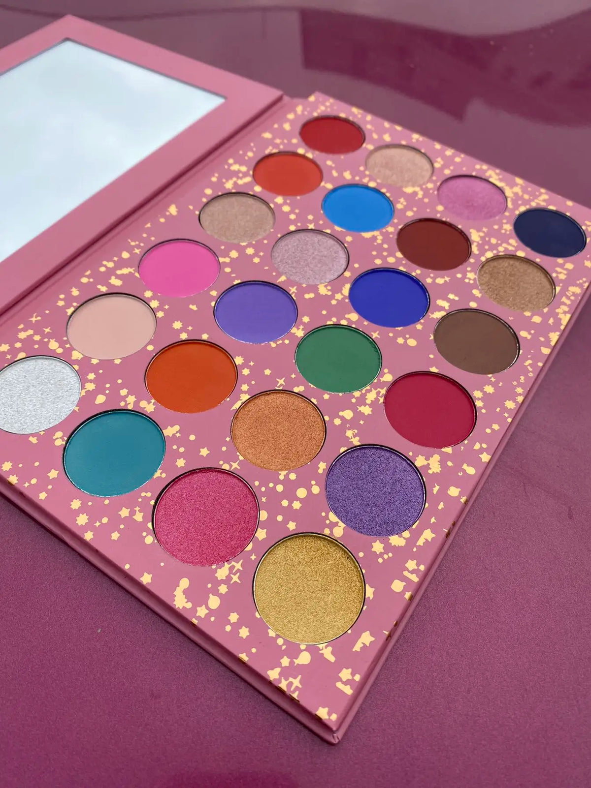 24-color vegan shimmer matte eyeshadow palette