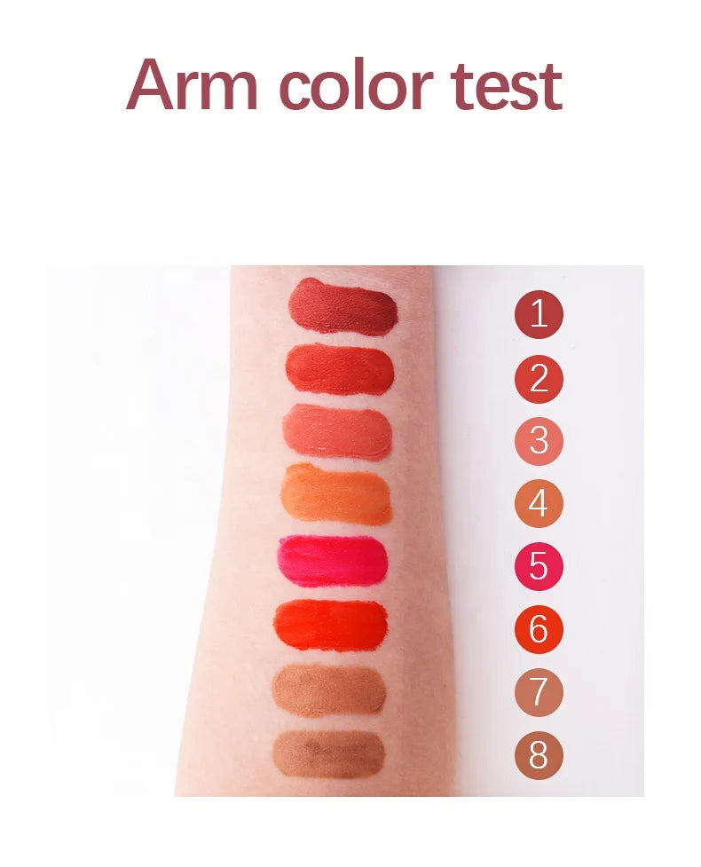 vegan cream blusher cheek waterproof liquid blush with big brush applicator