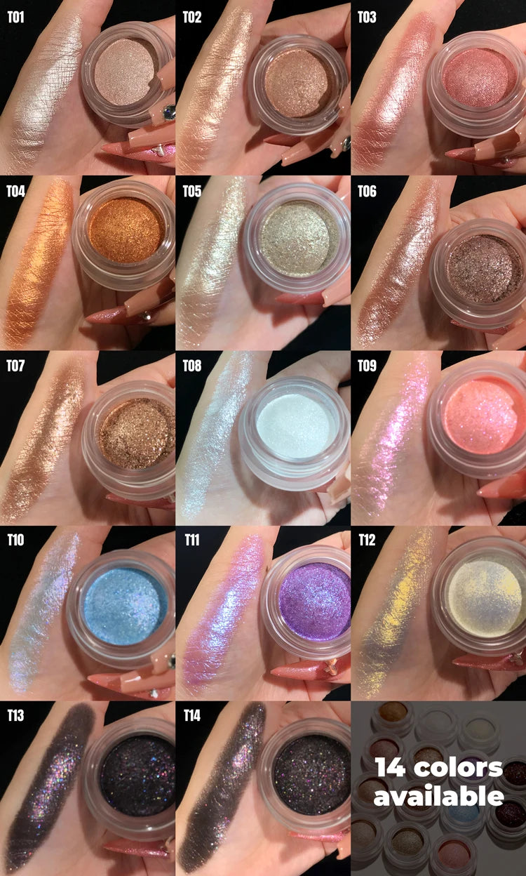14 color high pigment eyeshadow palette