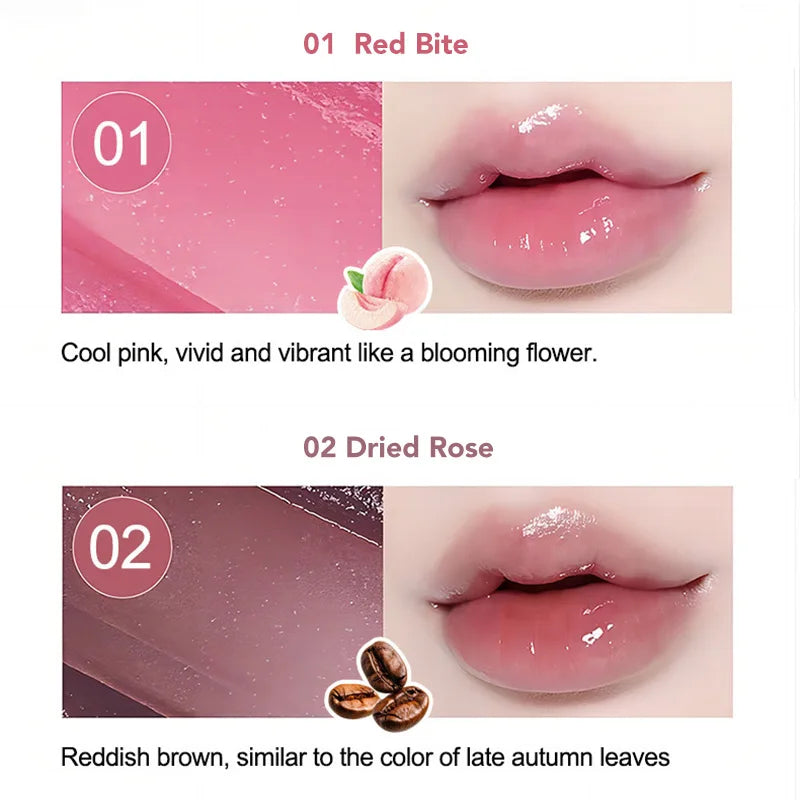 6 colors twist up hydrating lip essence balm moisturizing lipstick