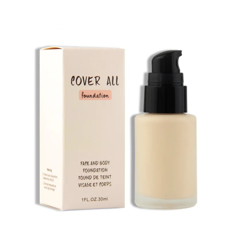 10 color foundation liquid full cover long lasting concealer matte waterproof makeup foundation