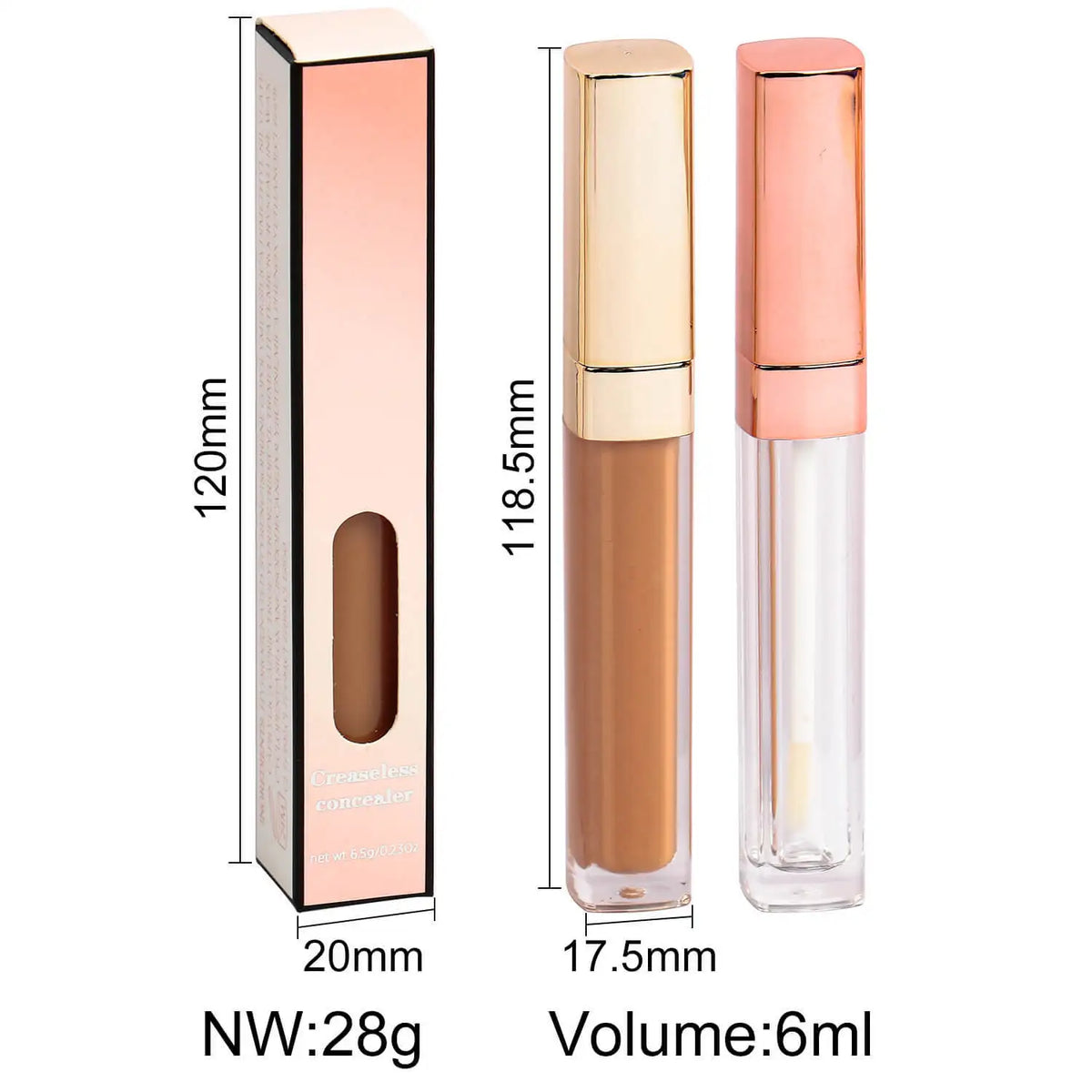 High Definition Liquid Concealer Makeup Oil-control Longlasting Vegan Cruelty Free Face Concealer