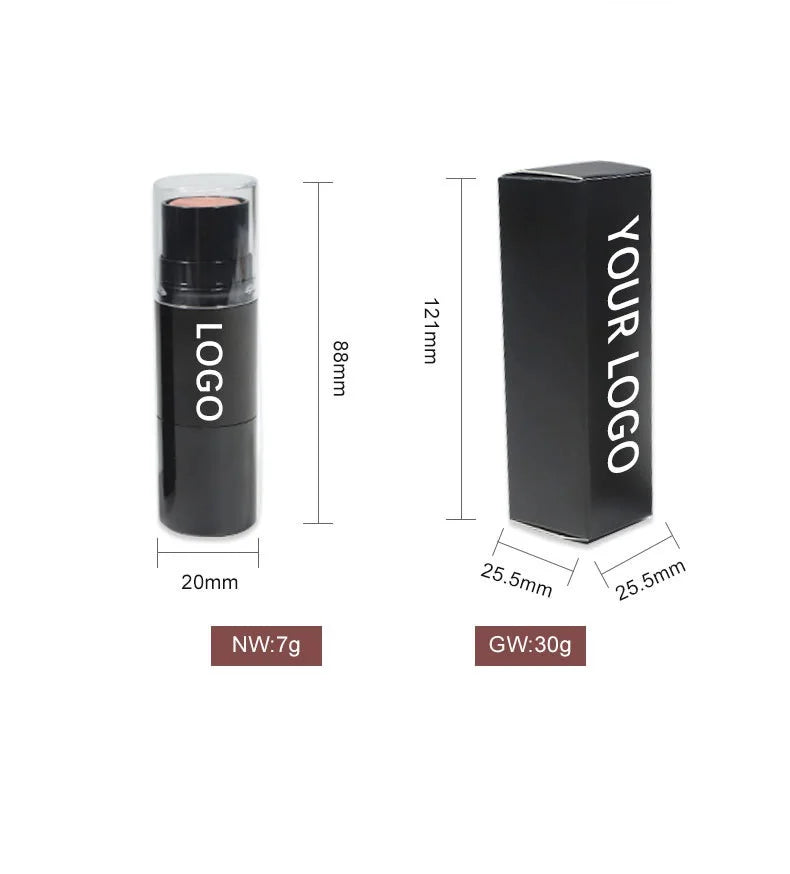 face makeup blush cruelty free blusher stick with brush waterproof cosmetics cream blush stick