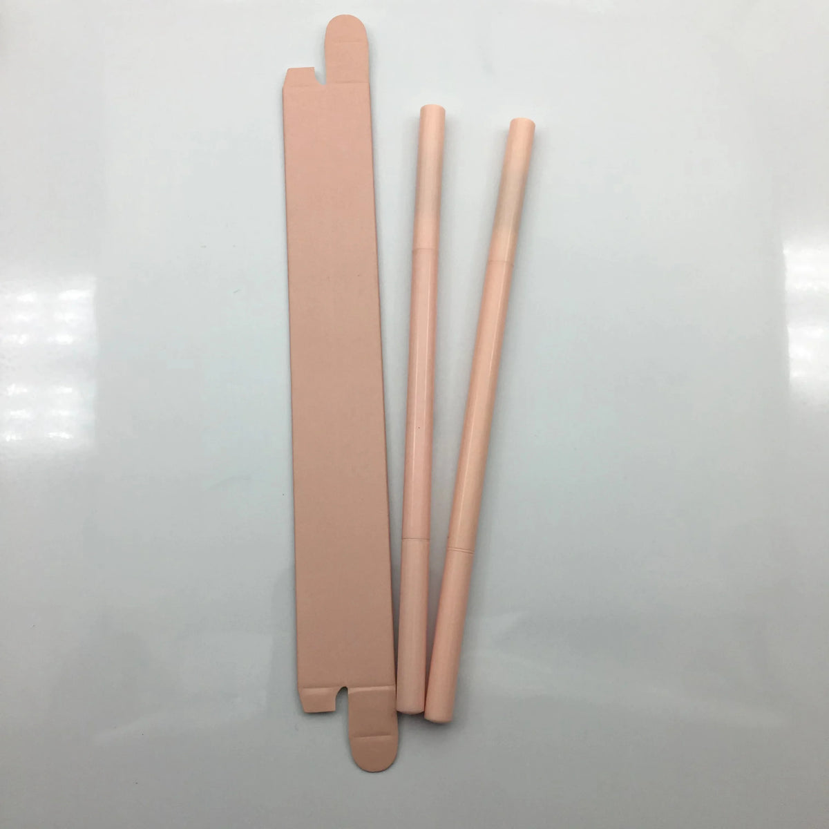 brow pencil double head automatic waterproof pink tube thin eyebrow pencil
