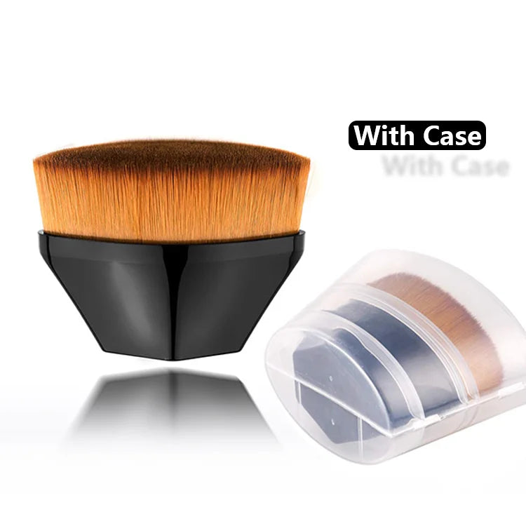 beauty tools brush 55 magic single foundation brush flat bb cream kabuki makeup foundation brush with dust box