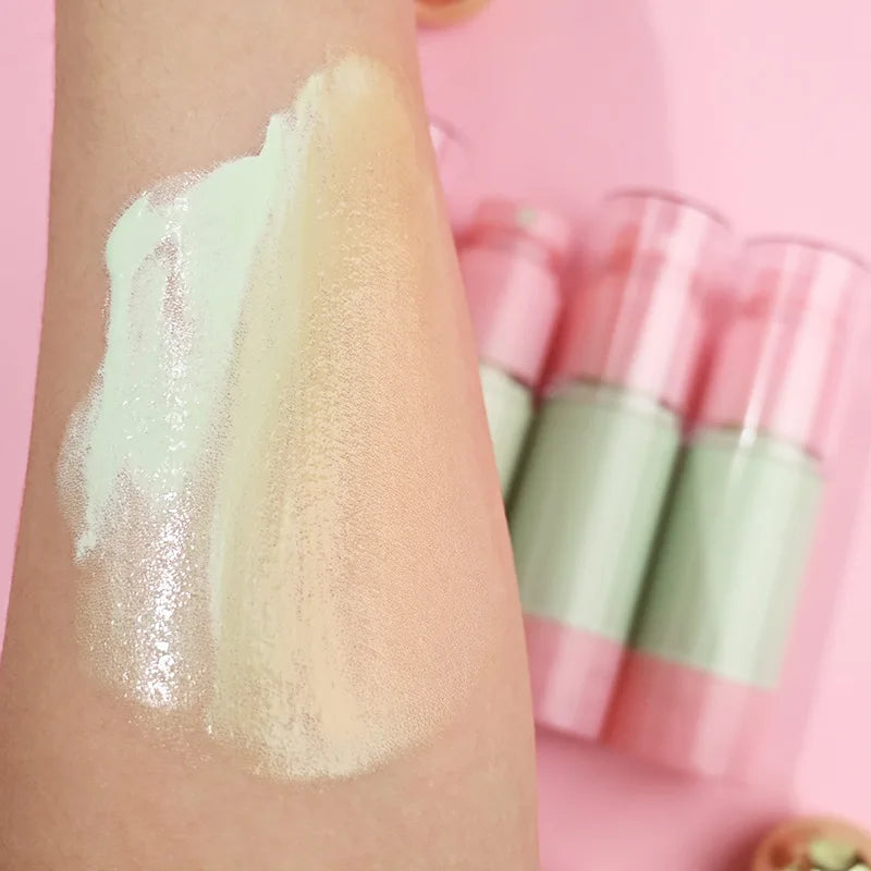 face cosmetics 2 colors long lasting smooth vegan primer waterproof color changing isolation foundation