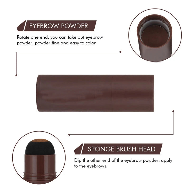 1 eye brow brush trimming knife eyebrow powder eyebrow stamp and stencil kit