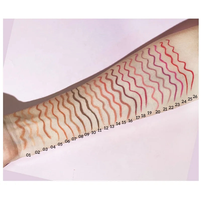 26colors waterproof brown matte lipliners lip liner pencil nude lipliner