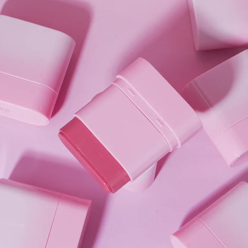 High Pigment Vegan Long Lasting Waterproof Cosmetic Cruelty Free Contour Blush Highlighter Stick 5 Color Pink Cream Blush Stick