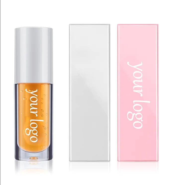 High Quality Lips Care 2 Colors Natural Moisturizing Honey Lip Oil Gloss Wholesale Repair Hydrating Custom Logo Lip Oil