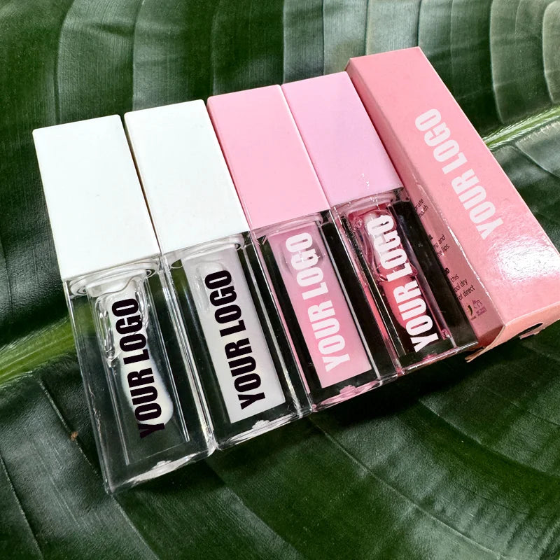 Lips Oil Wholesale Tinted Vegan Long Last Color Changing Pink Plumped Flavor Fruit Two-Tone Tint Lip Oil