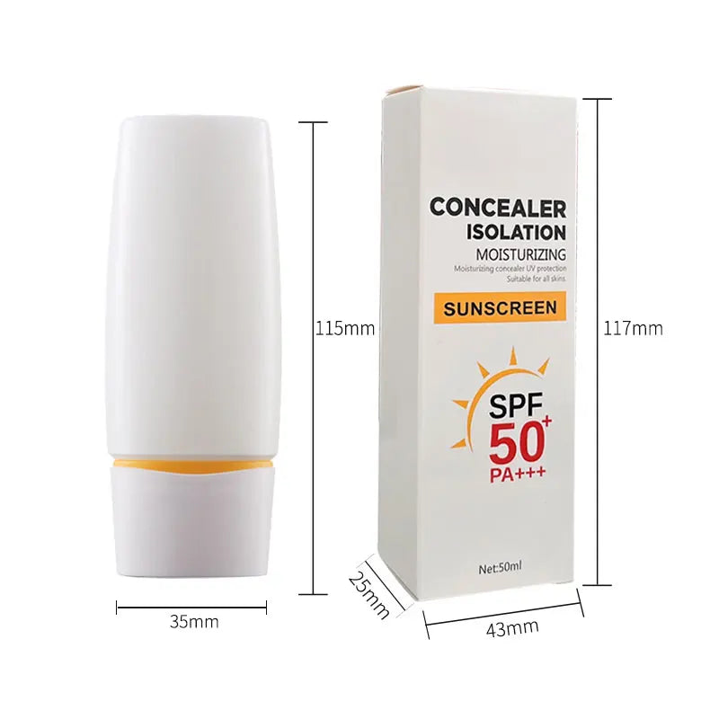 OEM Private Label Wholesale Oil Free Sun Screen Cream Spf 50 Organic Facial Whitening Uv Sunblock Sunscreen Cream