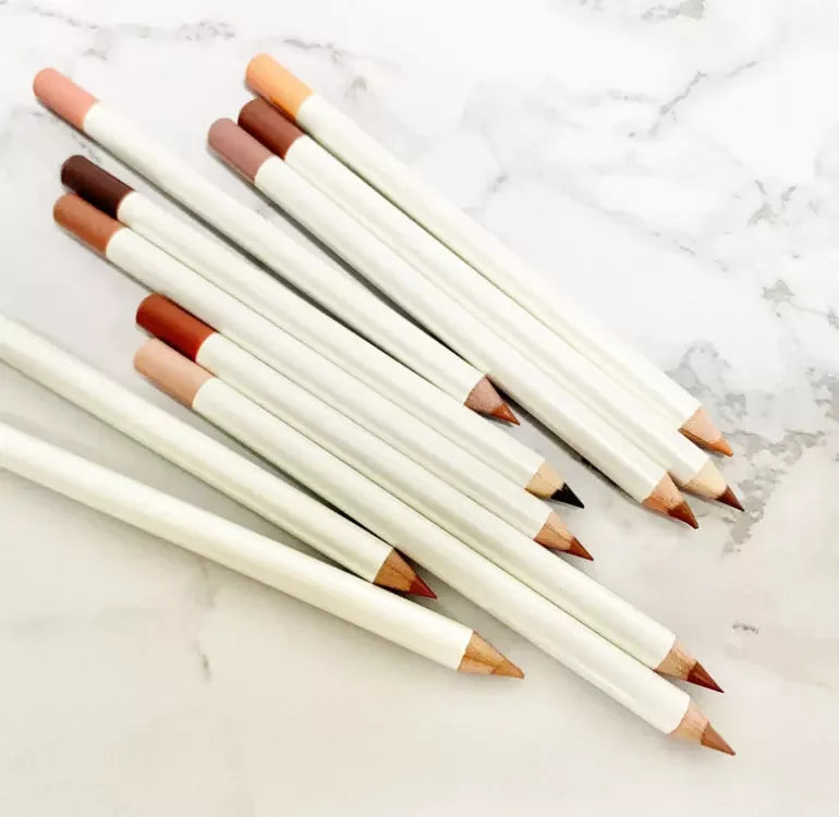Oem Odm Brown Vegan Creamy Lip Liners Pink Natural Lipliner Pencil White Lipliner Pencil Private Label Lip Liner Pen