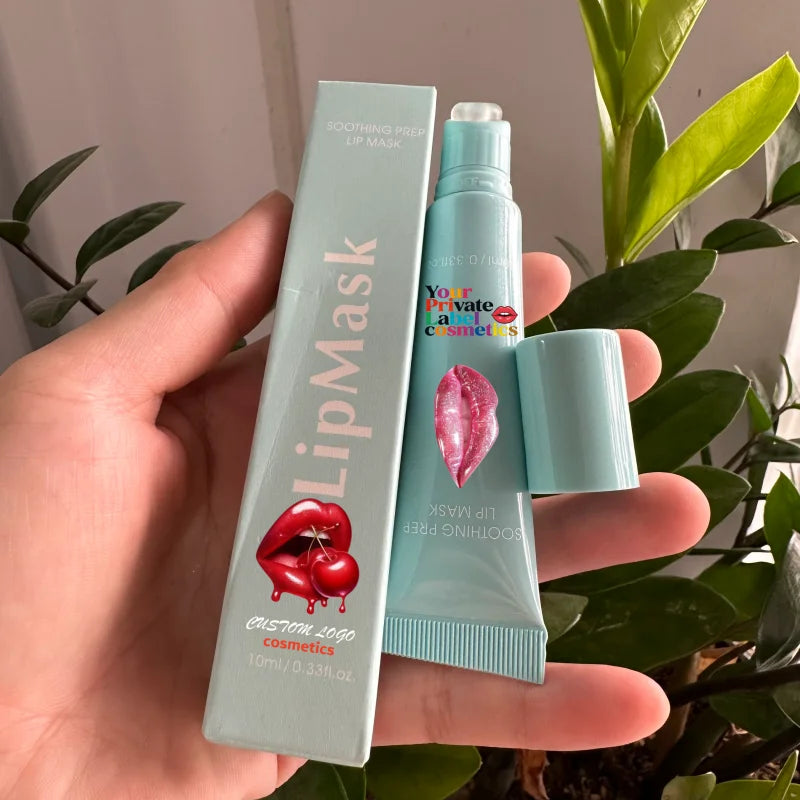 Popular New Lip Care Vegan Soothing Prep Lip Mask Nourish Moisturizing 3 in 1 Cooling Peel-off Lip Mask