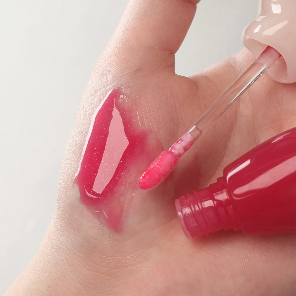 Popular Trend 6 Colors Star Lid Cute Tube Shimmer High Glossy Plumper Vegan Private Label Lip Oil