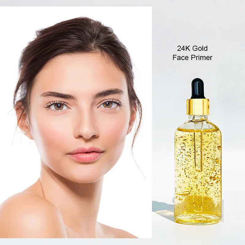 Private Label 24K Gold Face Serum Customized Organic Anti Wrinkle Anti Aging Face Serum