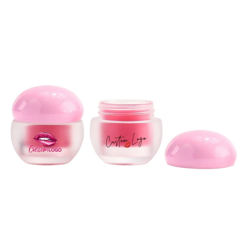 Private Label Lip Care Strawberry Fruit 3 Flavors Organic Moisturizing Smooth Hydration Plump Lip Mask