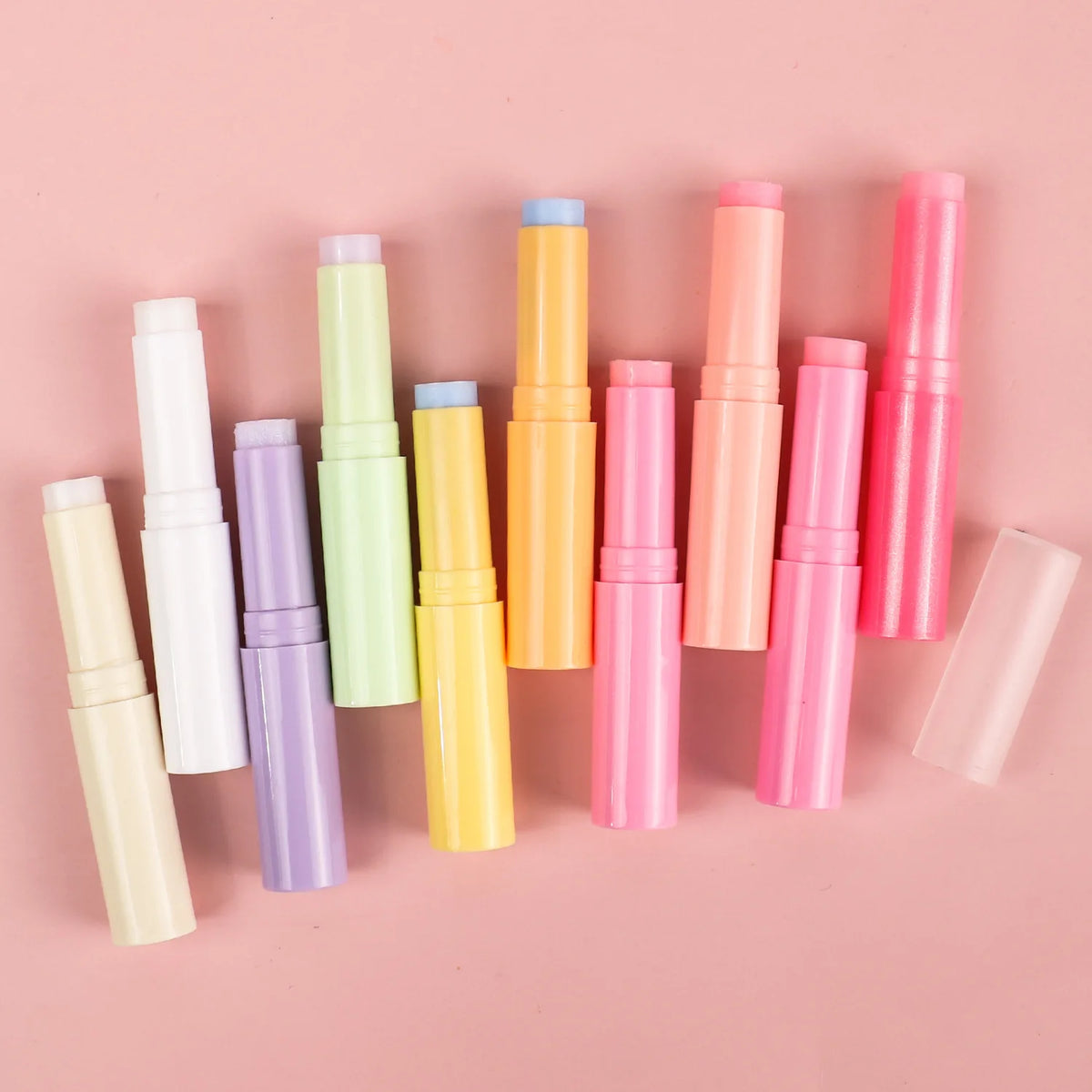 Private Label Logo Custom Flavor Lipbalm Organic Natural Vegan Lightening Moisturizer Chapstick Stick New Care Vegan Lip Balm