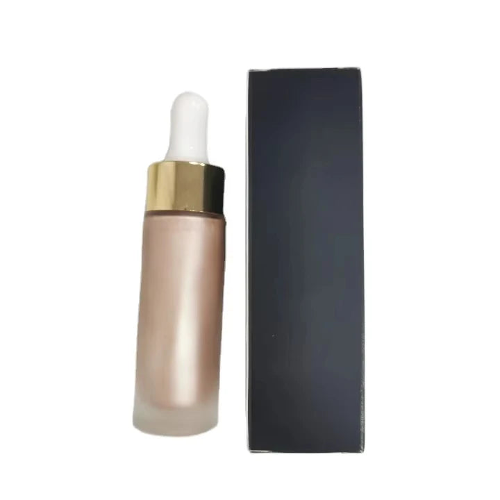 Private Label Long Lasting Waterproof Illuminator Brightening Bronzer Makeup Body Shimmer Glow Liquid Highlighter