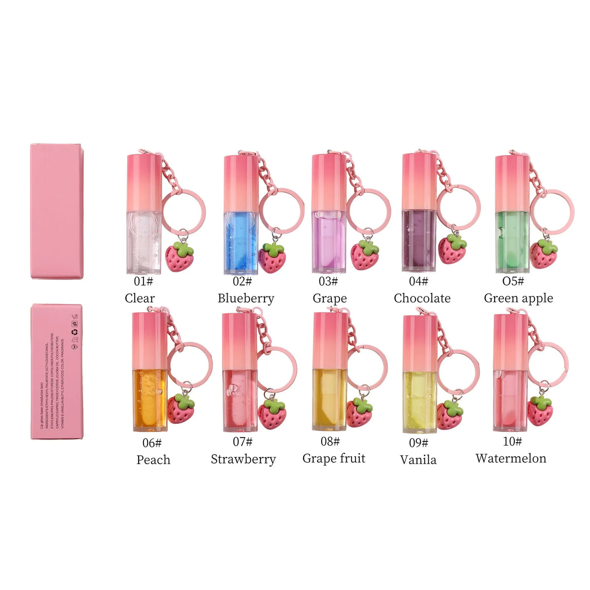 Professional Lip Care No logo Private Label Moisturizing Hydrating Customize Lip Balm Protector Lip Oil