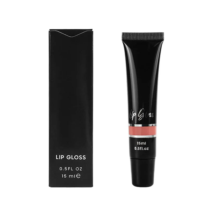 Professional Lip Makeup 24 Color Matte Lip Gloss No logo Private Label Glossy Lip Stain Vegan Lipsticks Lip Gloss