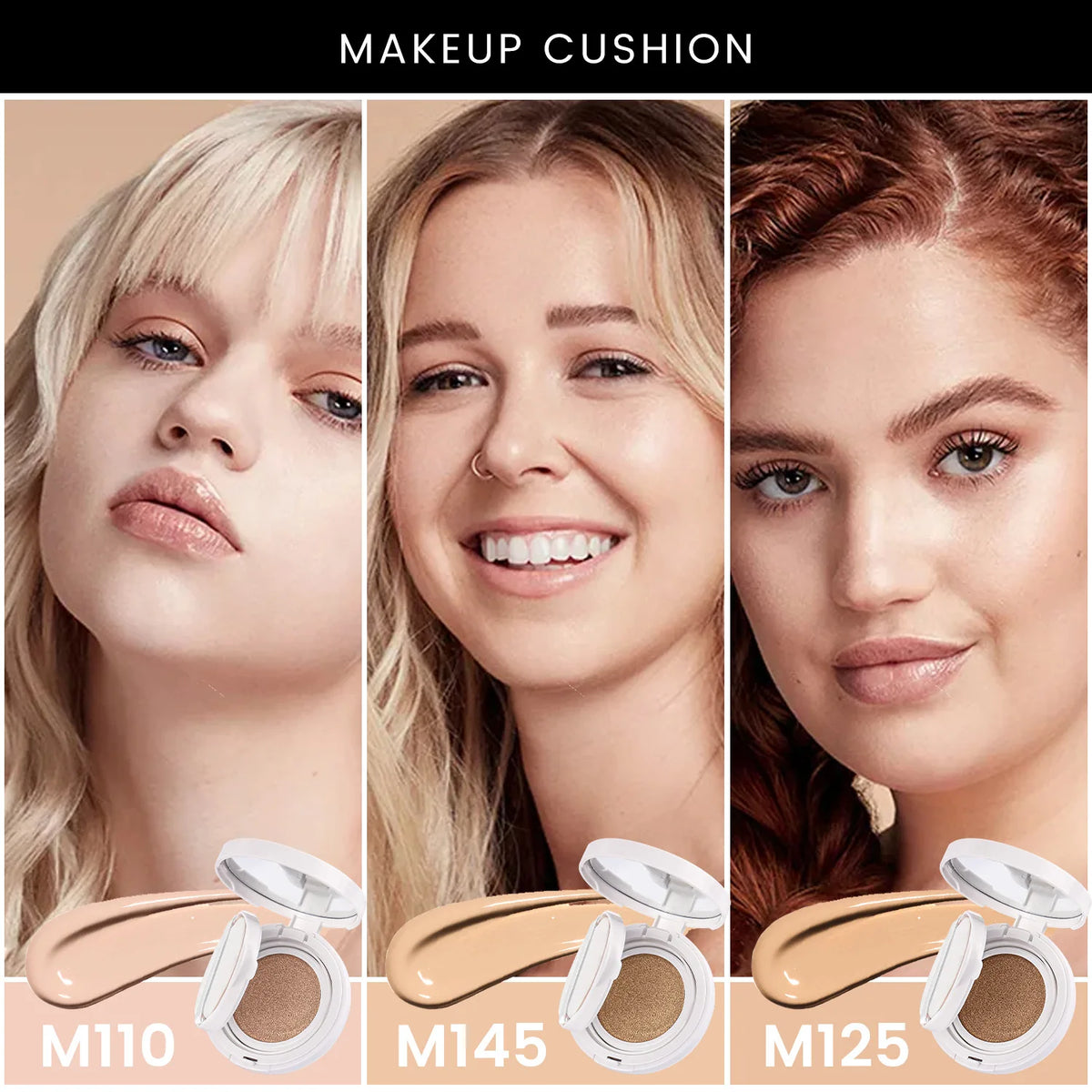 Professional Private Label Face Makeup Full Coverage Waterproof Bb Cream air Cushion Concealer Palette Makeup Cushion with Pruff