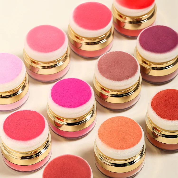 Sponge Blush Applicator Natural Matte Long-lasting Waterproof Fine Loose Powder Waterproof Lightweight Makeup Loose Blush Powder