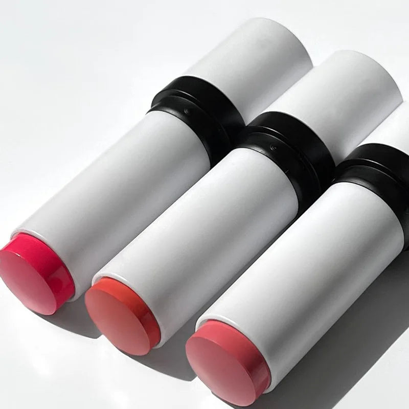 Vegan Silky Creamy Blusher Palette Highlighter Makeup Stick High Pigment OEM Custom Private Label Blush Stick for Face