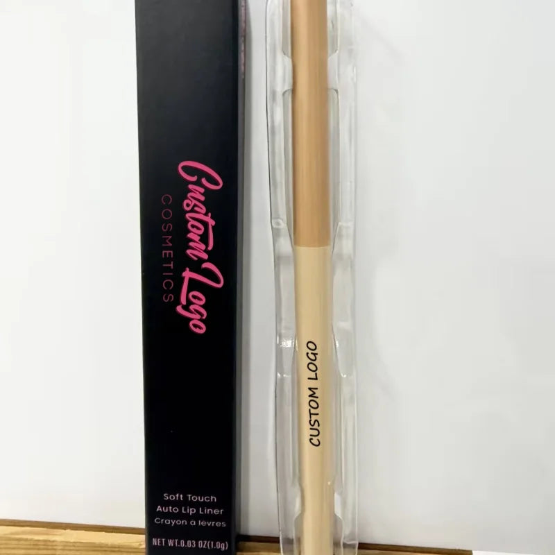 Wholesale 12 Colors Soft Lipliner Pencil Long Lasting High Pigment Smooth Auto Lip Liner Private Label