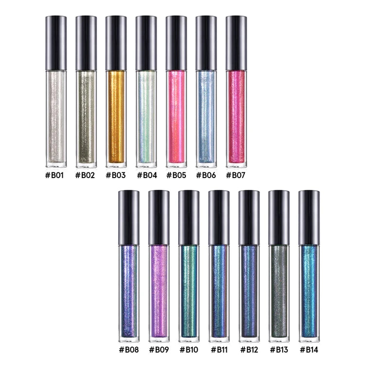 Wholesale 14 Colors Eye Makeup Colorful Liquid Mascara Lengthening Long Lasting Chameleon Mascara Private Label