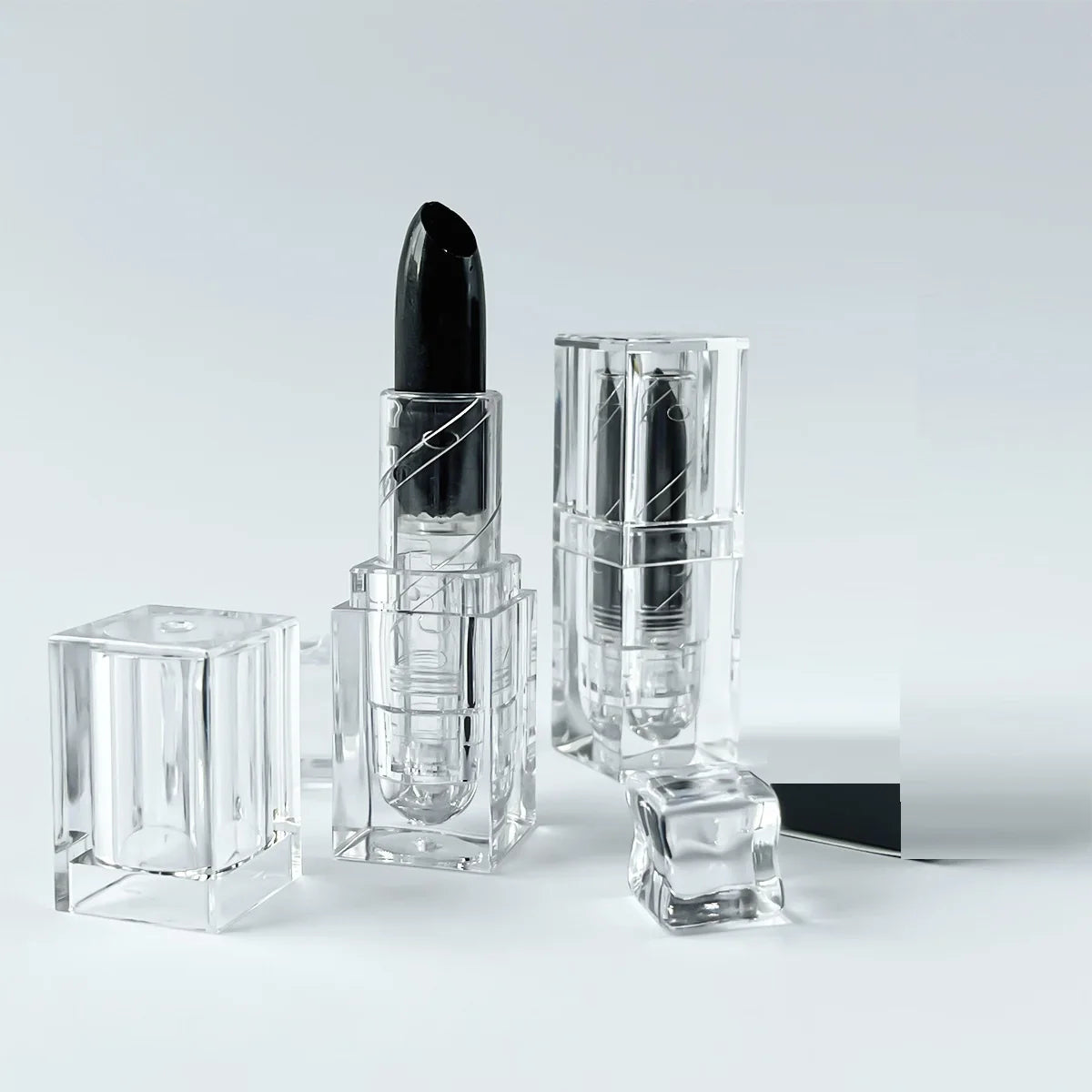 Wholesale 9 Colors Square Tube Lipstick Shimmer Vegan Matte Lipstick Private Label