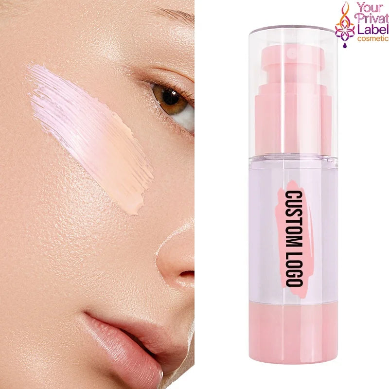 Wholesale Face Beauty 2 Colors Natural Finish Foundation Full Coverage Long Lasting Isolation Foundation Private Label