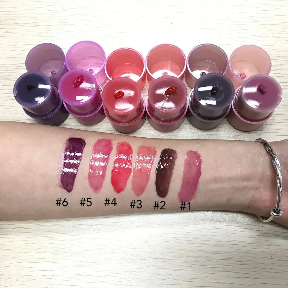 Wholesale Hydrating Lip Care Products Strawberry Lip Balm Tint Custom logo Lip Serum Private Label