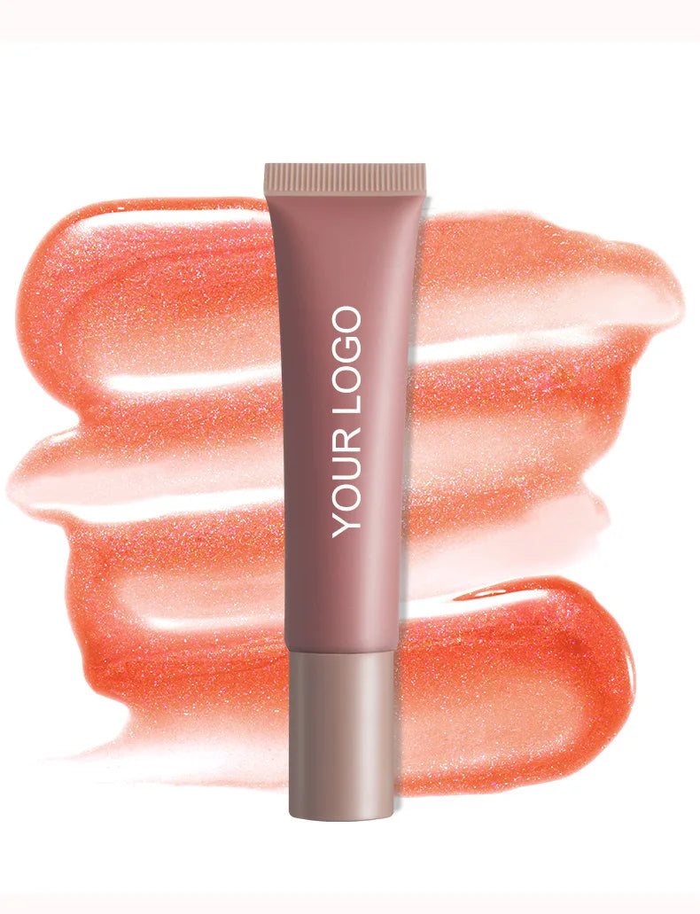 Wholesale Lip Makeup Squeeze Tube 10 Colors Moisturizing Waterproof Vegan Lip Balm Liquid Lip Gloss