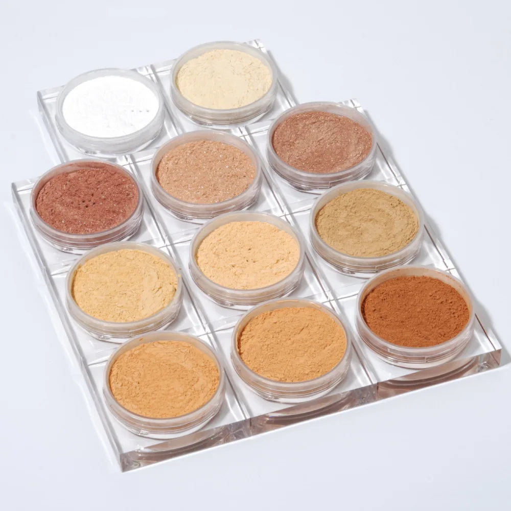 Wholesale Makeup Face Setting Powder Nude Translucent Matte Brown Colors Private Label Vegan Loose Powder Setting Powder Make up