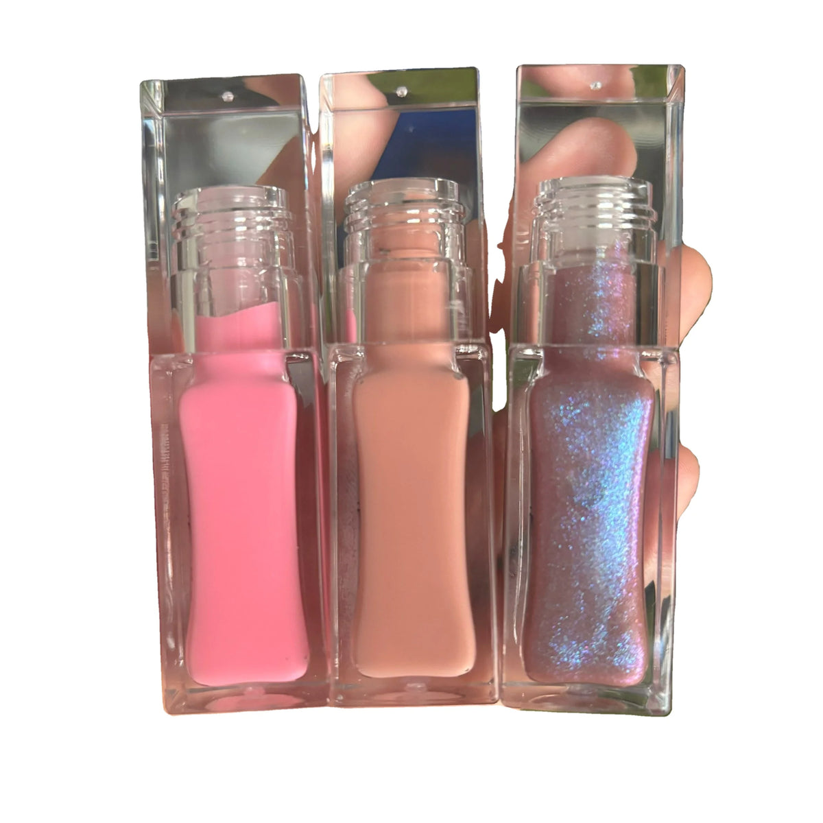 Your Own Brand Newest Vegan Cruelty Free Glossy Shimmer clear 246 Colors No logo Lipgloss Liquid Lip Gloss Private Label